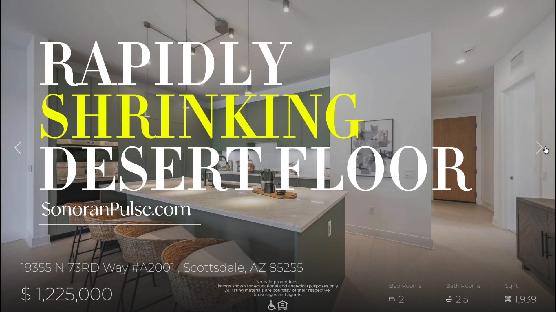 The Rapidly Shrinking Desert Floor The Rapidly Shrinking Desert Floor