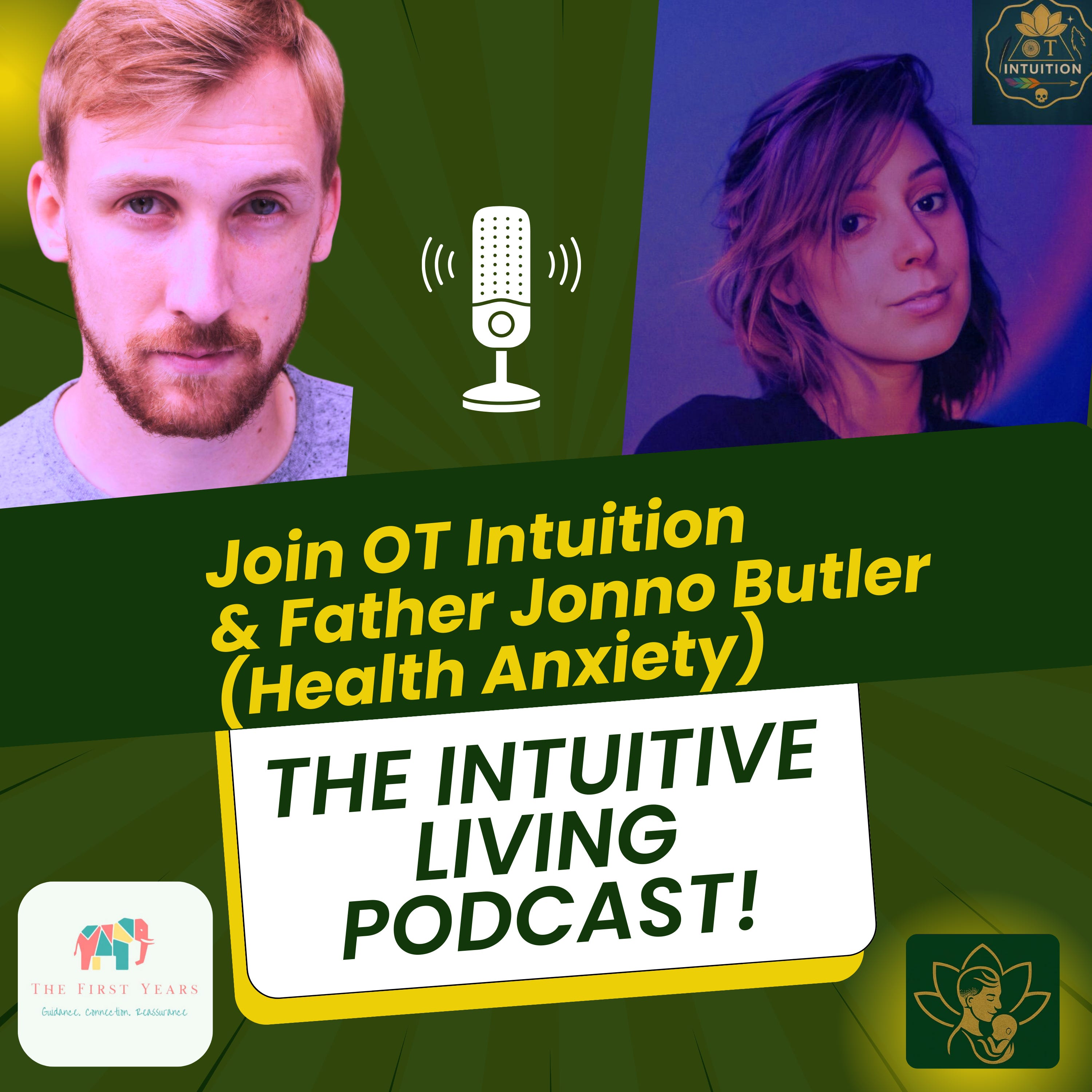 Intuitive Living Series 2 Episode 2: Jonno Butler - Paternal Health Anxiety  episode artwork
