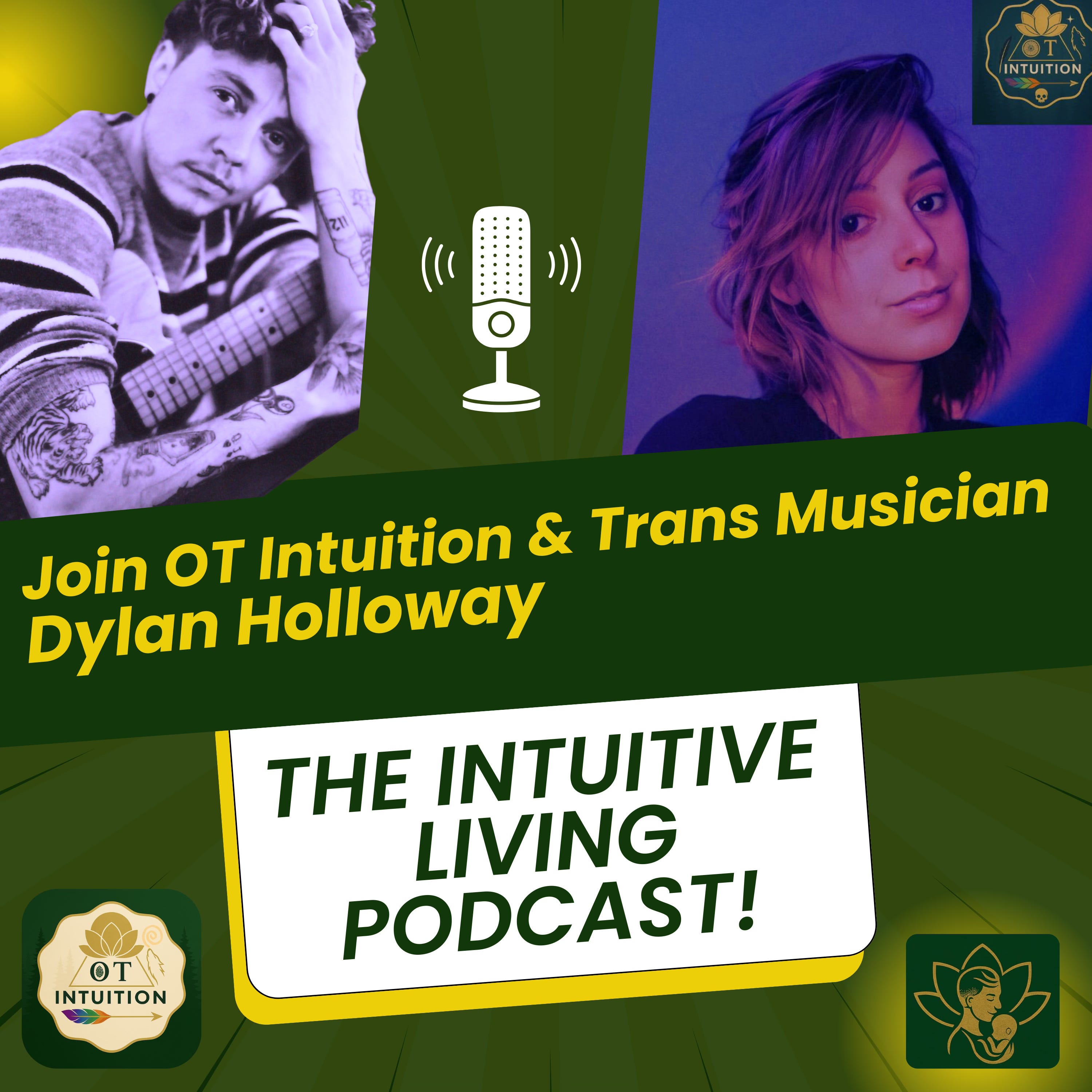 Intuitive Living Series 3 Episode 1 - Duets With My Past Self: Dylan Holloway on the Magic of Authenticity episode artwork