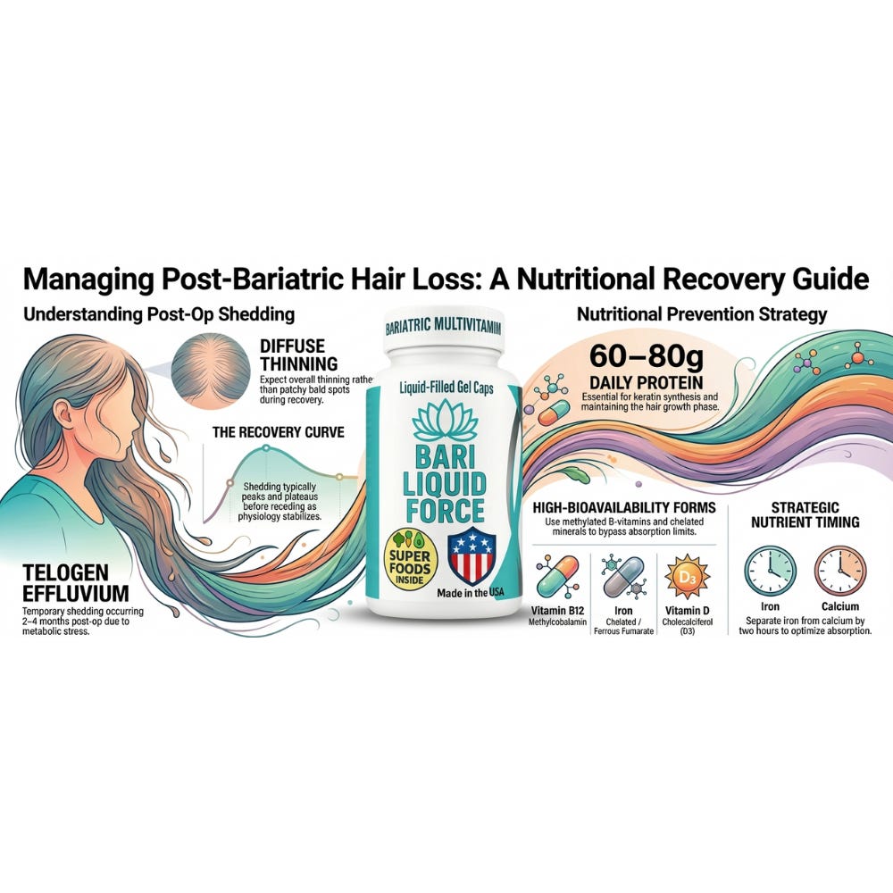 Bariatric Vitamins For Hair Loss Prevention