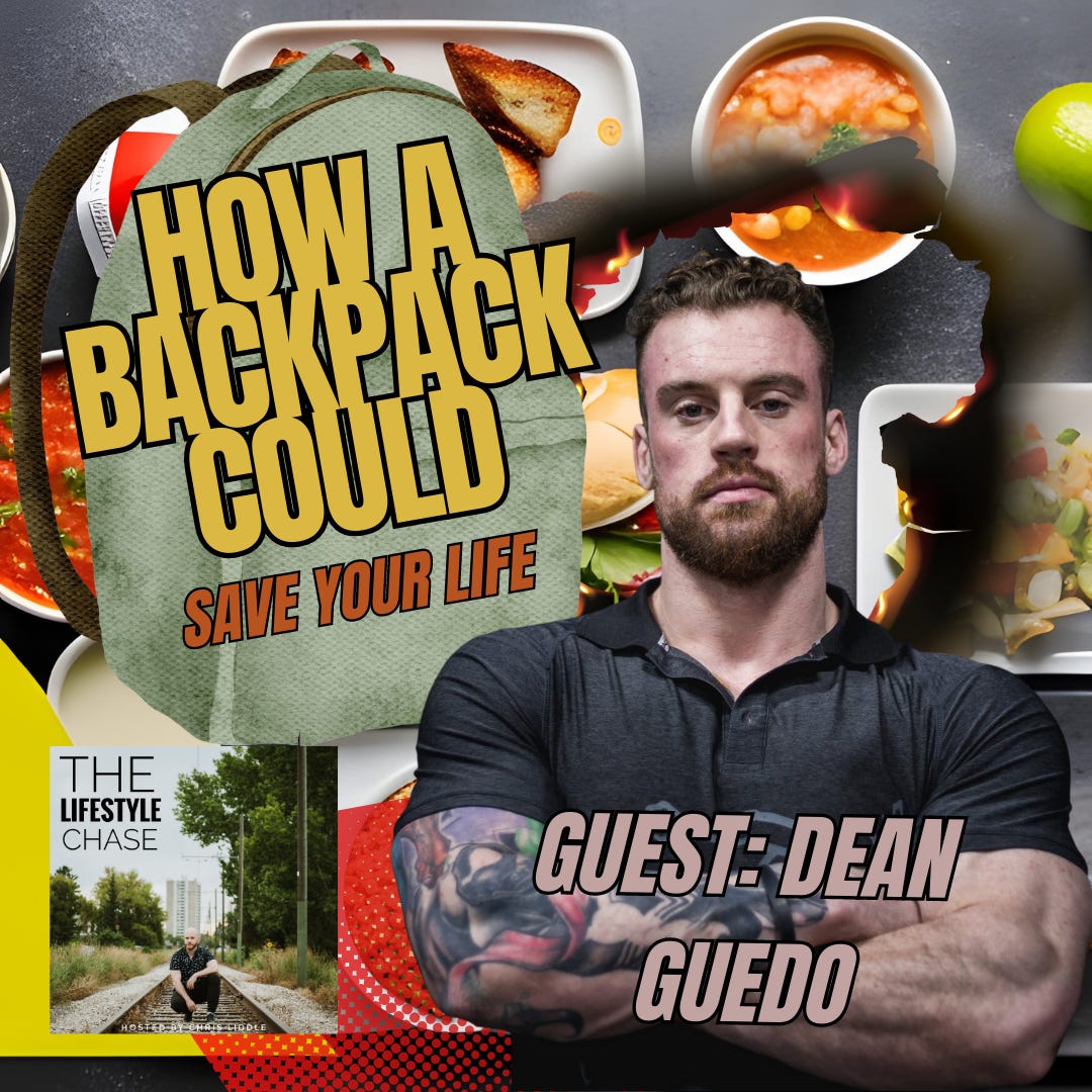How A Backpack Could Save Your Life (And other things) with Dean Guedo