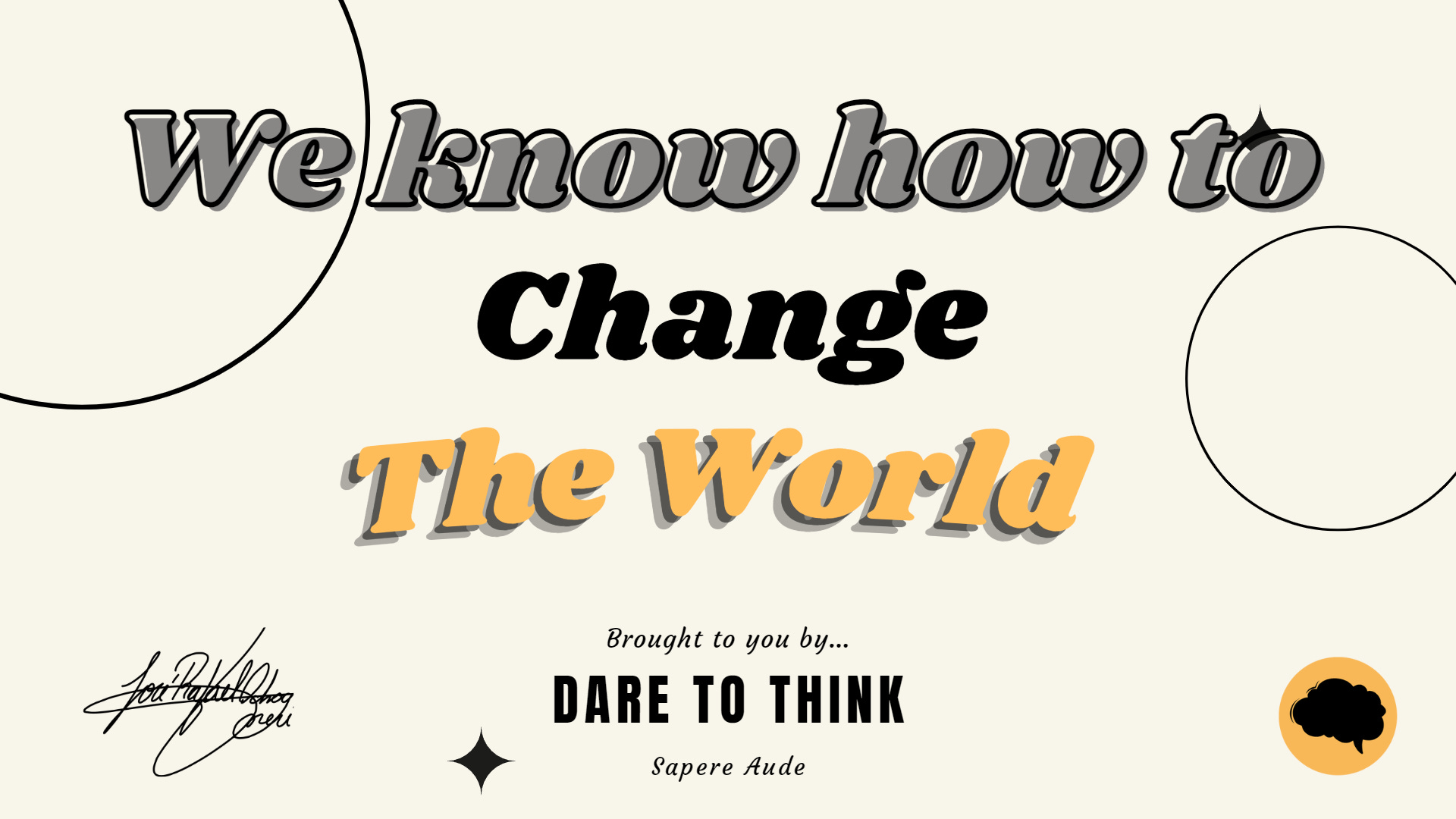 DTT S2E23 We Know How To Change The World