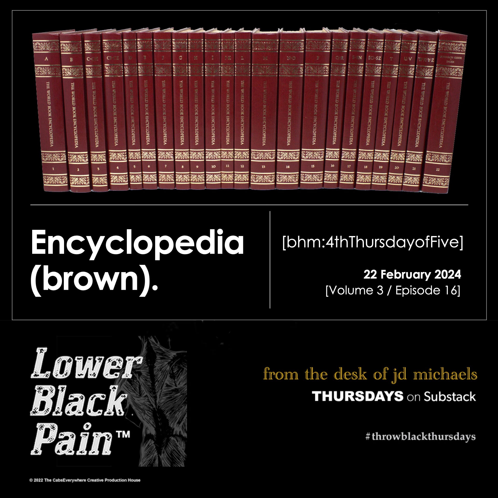 Encyclopedia (brown). episode artwork