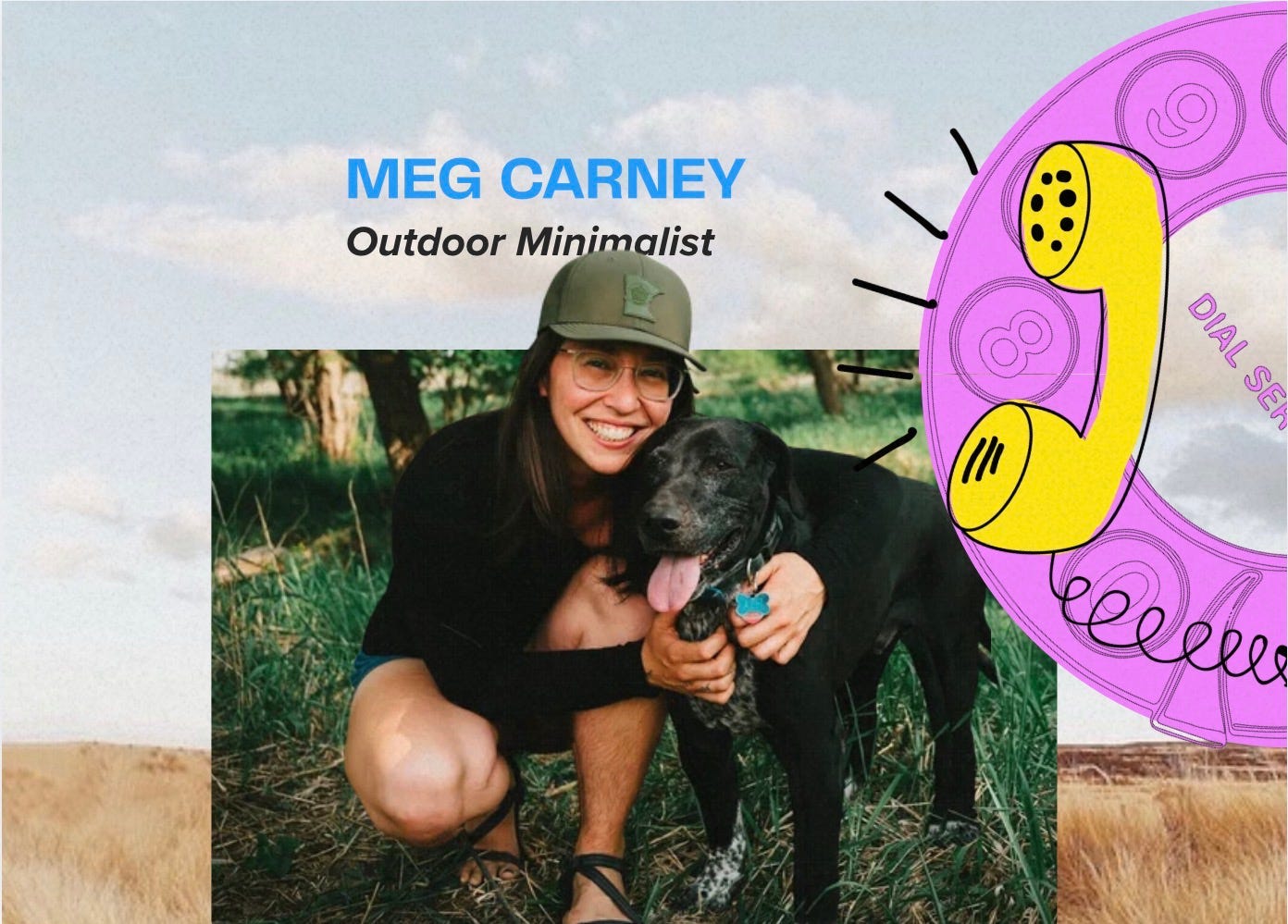 Meg Carney from Outdoor Minimalist, Off Script episode artwork