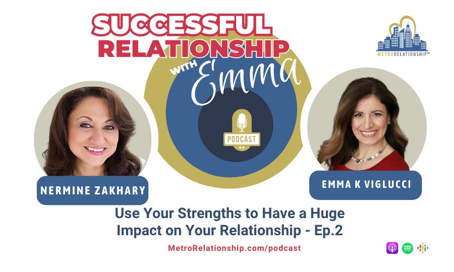 Use Your Strengths to Have a Huge Impact on Your Relationship w/ Nermine Zakhary (Ep.2) episode artwork