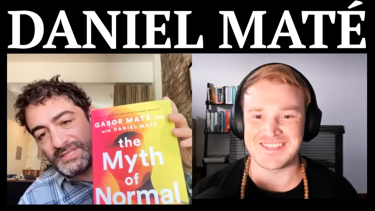 Daniel Maté on co-authoring THE MYTH OF NORMAL with his father: Dr Gabor Maté