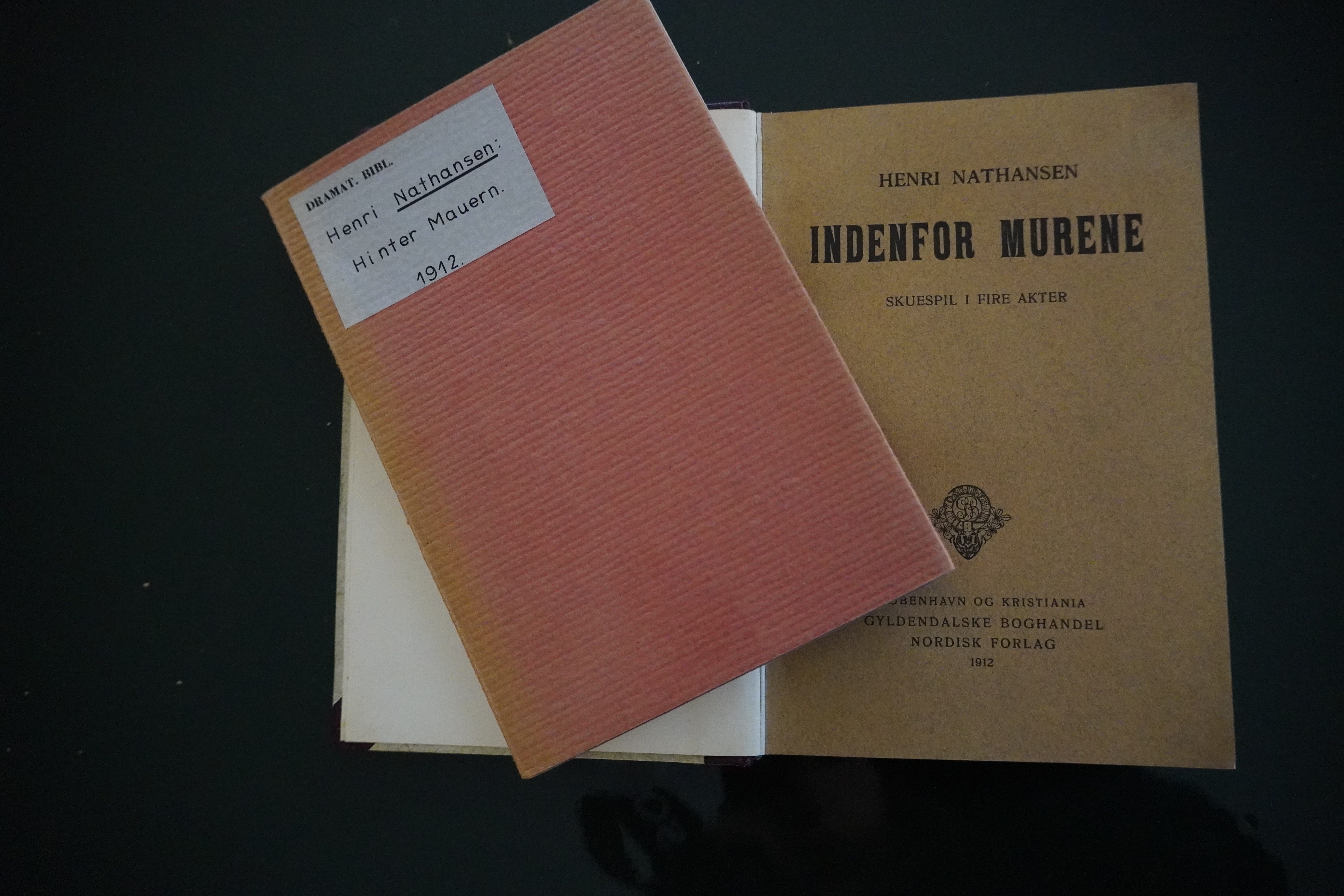 Meget dramatisk #2: Henri Nathansen, Indenfor murene