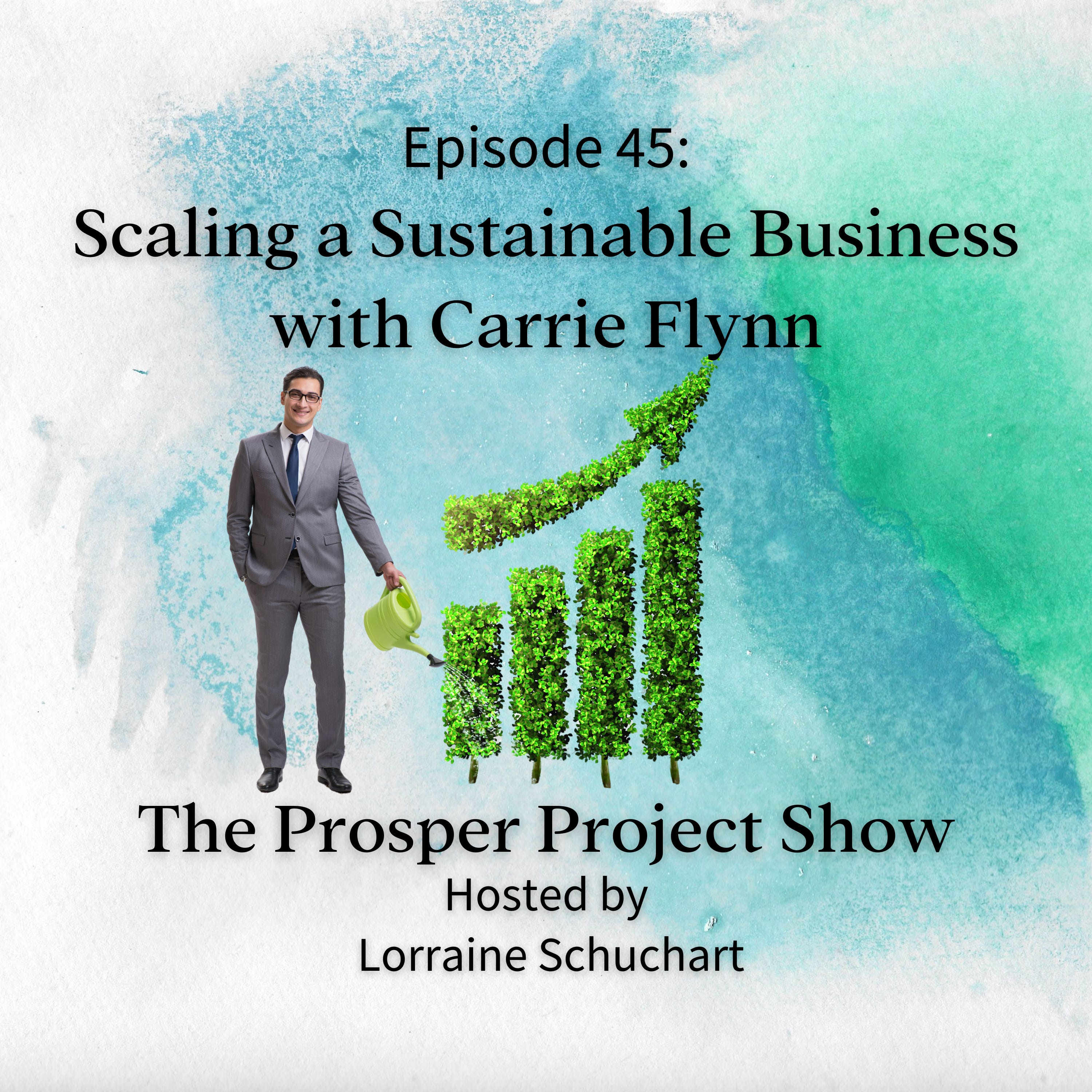 Episode 45: Scaling a Sustainable Business with Carrie Flynn episode artwork