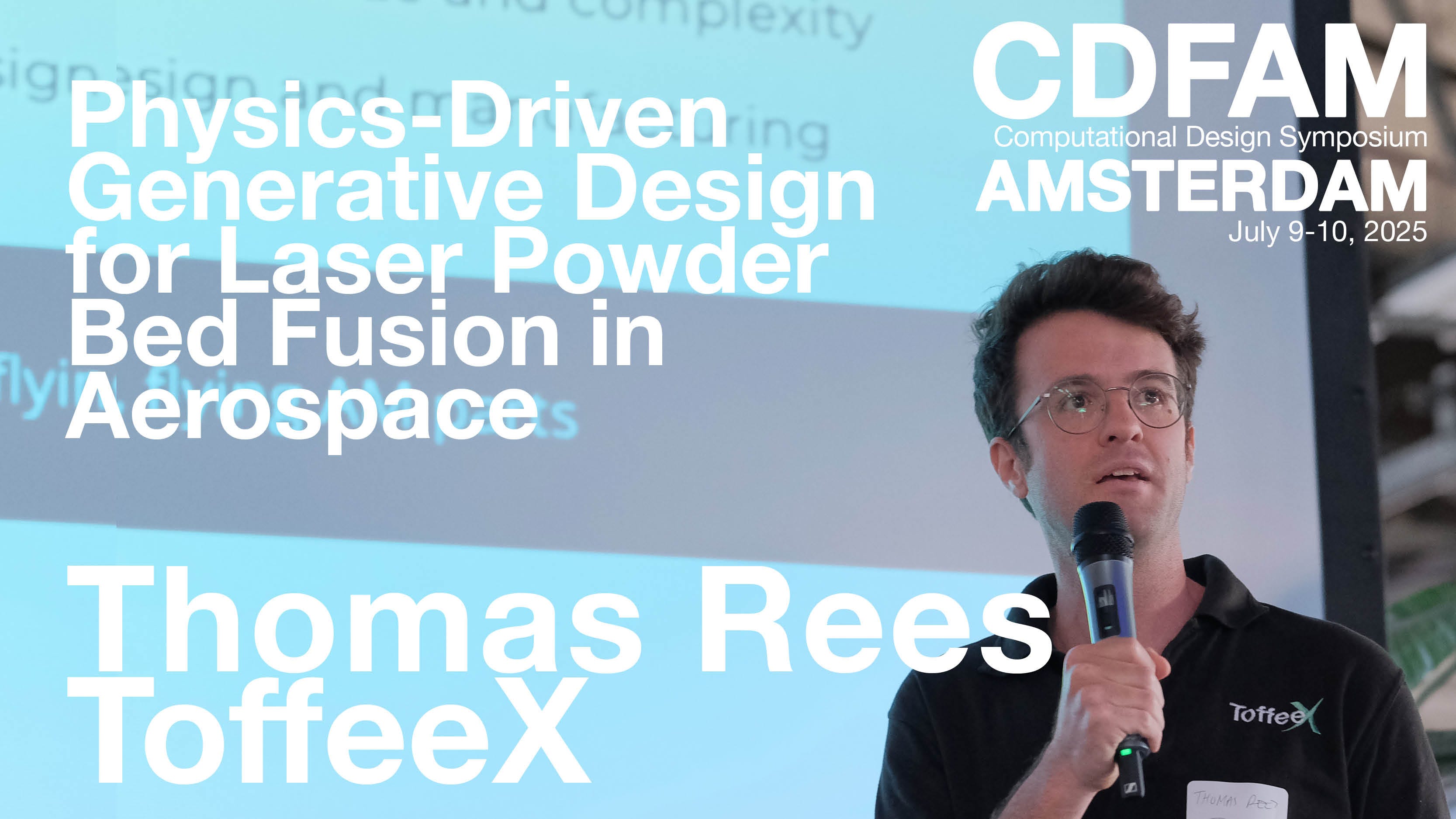 Physics-Driven Generative Design for Laser Powder Bed Fusion in Aerospace ToffeeX - Thomas Rees episode artwork