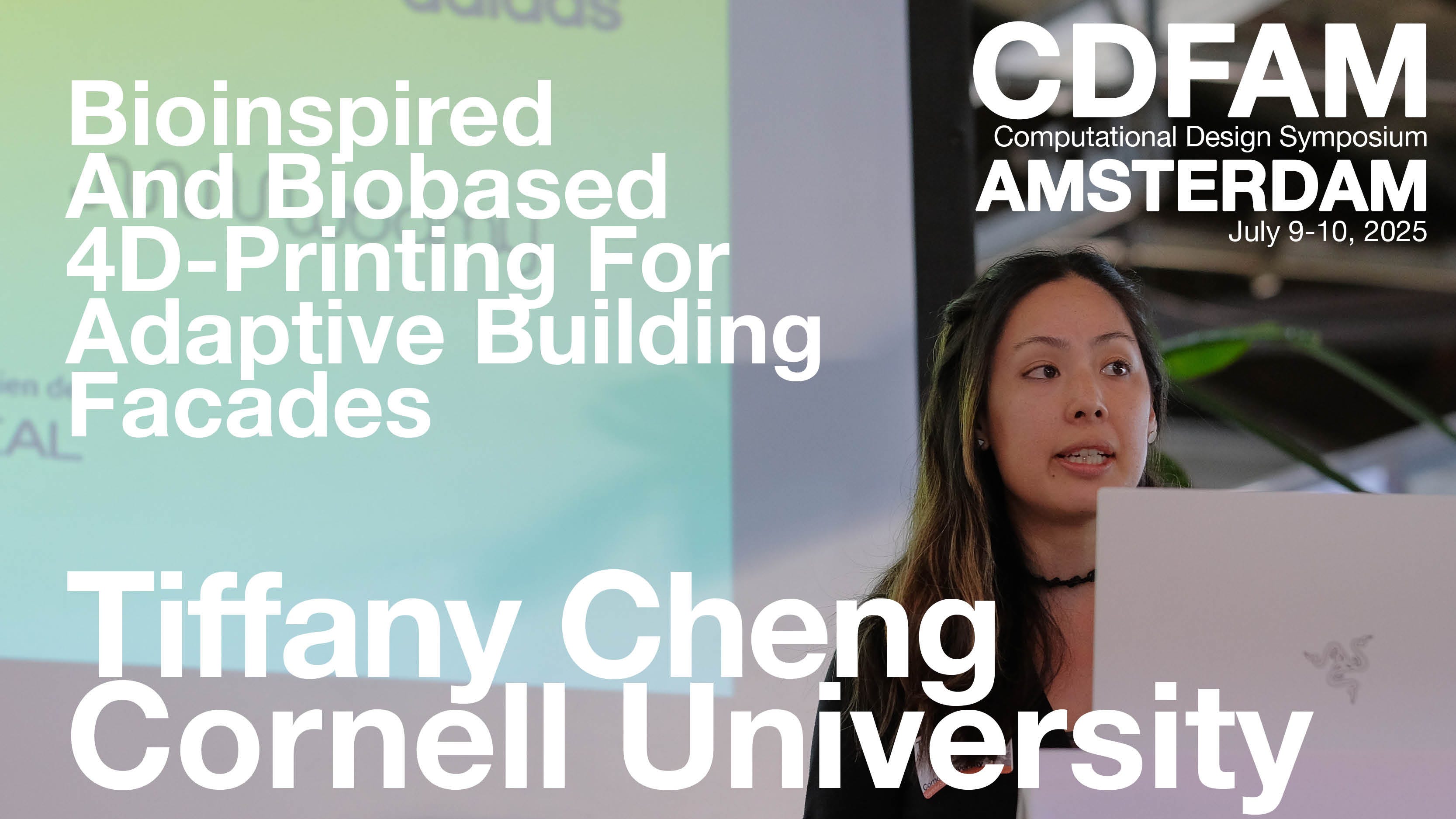 Bioinspired And Biobased 4D-Printing For Adaptive Building Facades - Tiffany Cheng - Keynote Presentation episode artwork