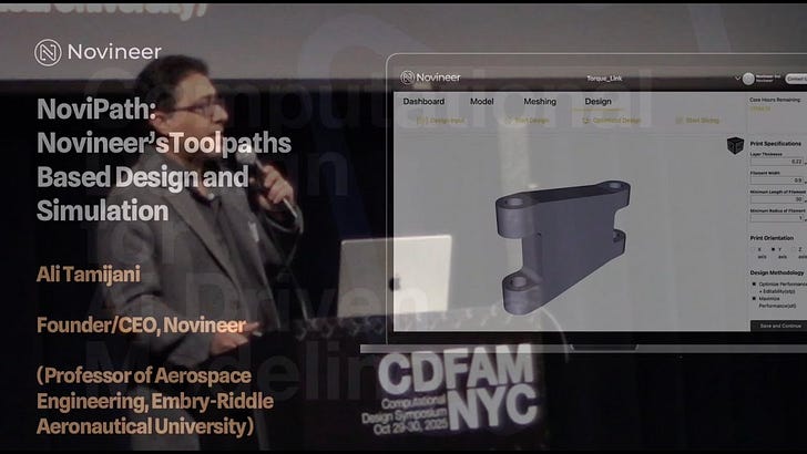 Simulation and Optimization for FFF/FDM Printed Parts - Dr. Ali Tamijani - Novineer Simulation and Optimization for FFF/FDM Printed Parts - Dr. Ali Tamijani - Novineer