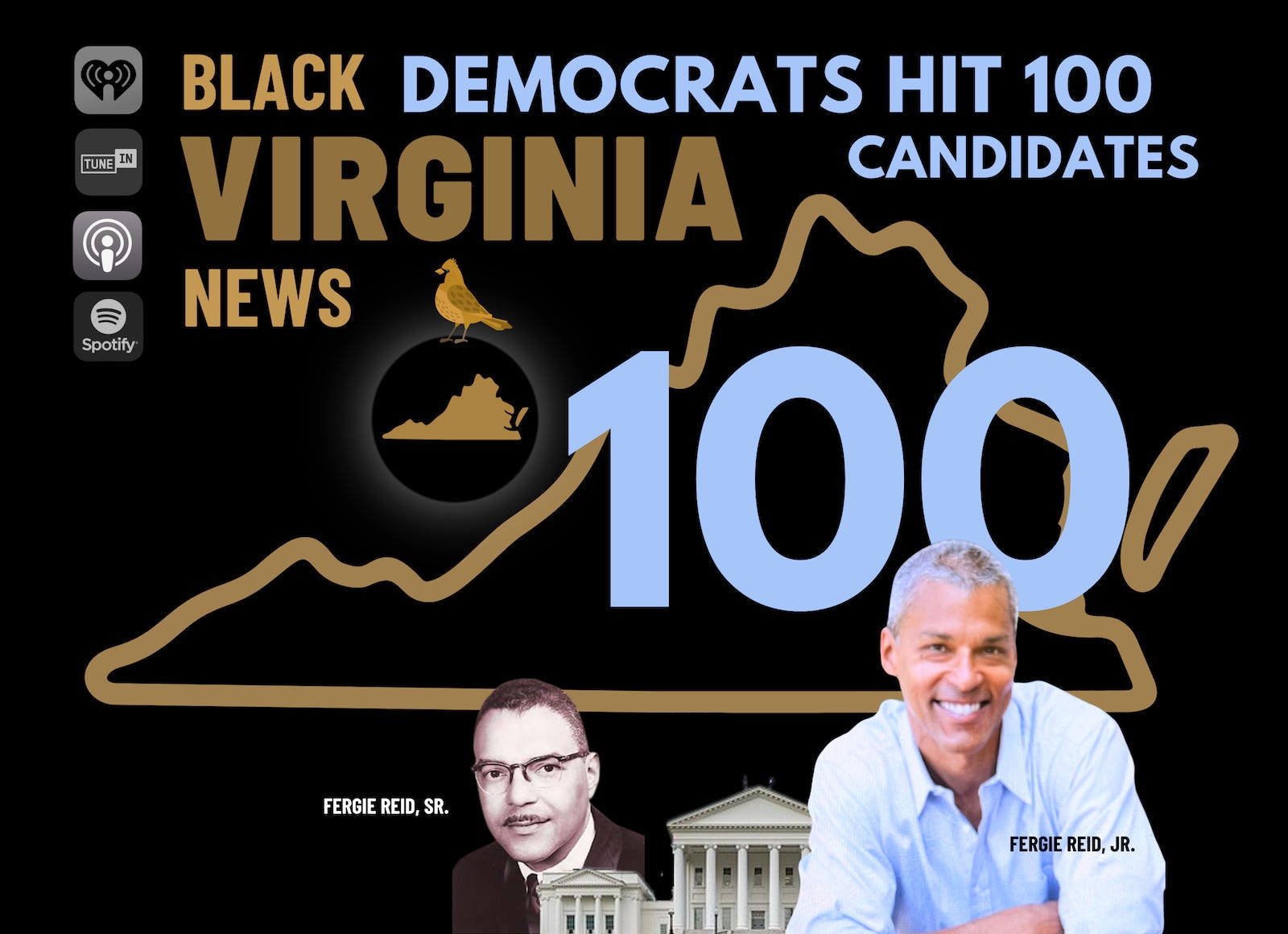 EP51 - Dems Running in ALL 100 Virginia House Districts w/ Fergie Reid, Jr.