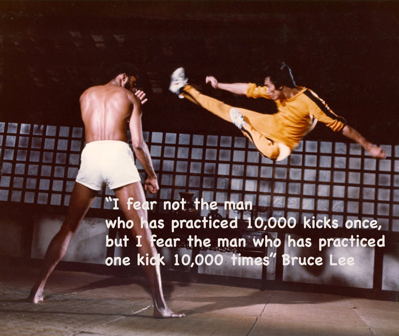 'Master 1 Kick at a time' - Bruce Lee 🎧 #389 (Feb 20)