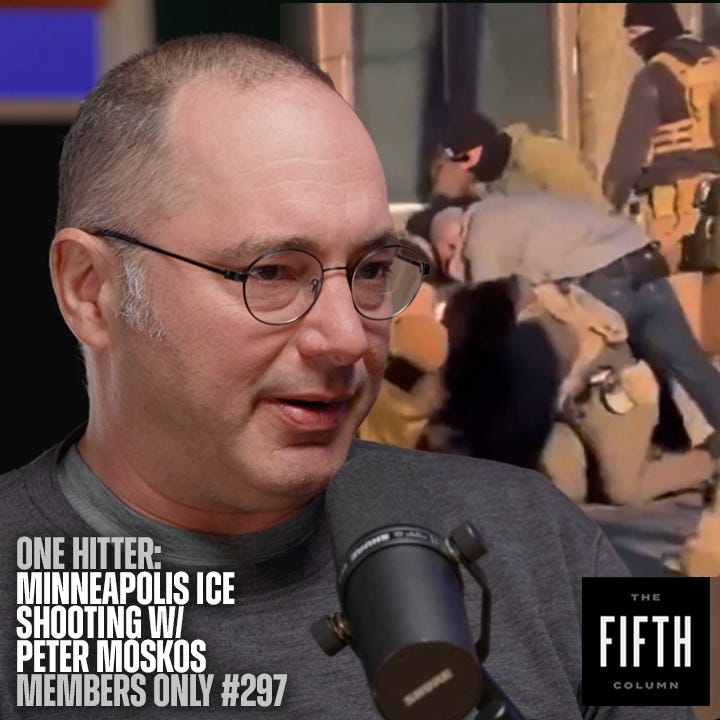 One Hitter: Another ICE Shooting In Minneapolis with Peter Moskos (Members Only #297)