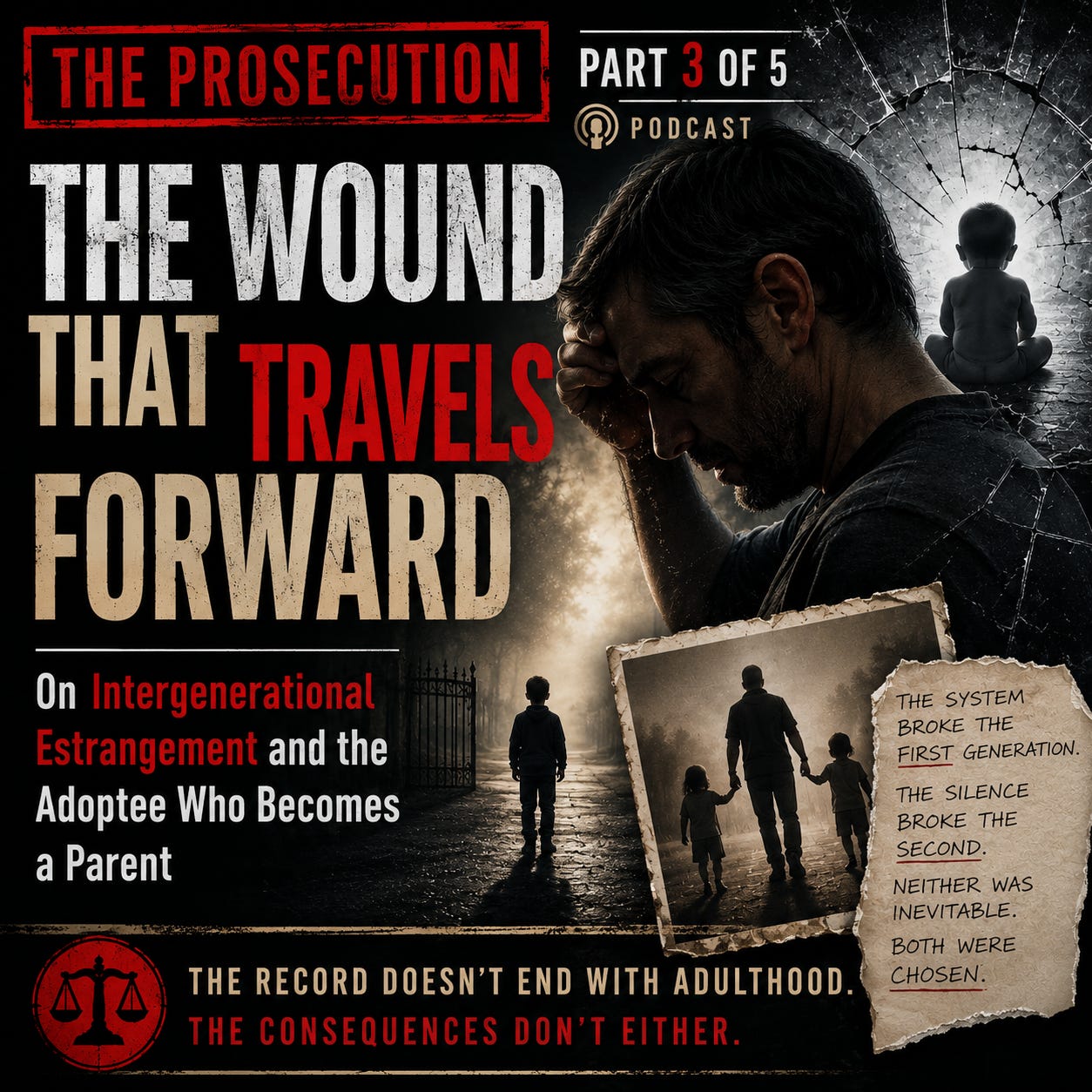 THE PROSECUTION - Part 3 -The Wound That Travels Forward episode artwork