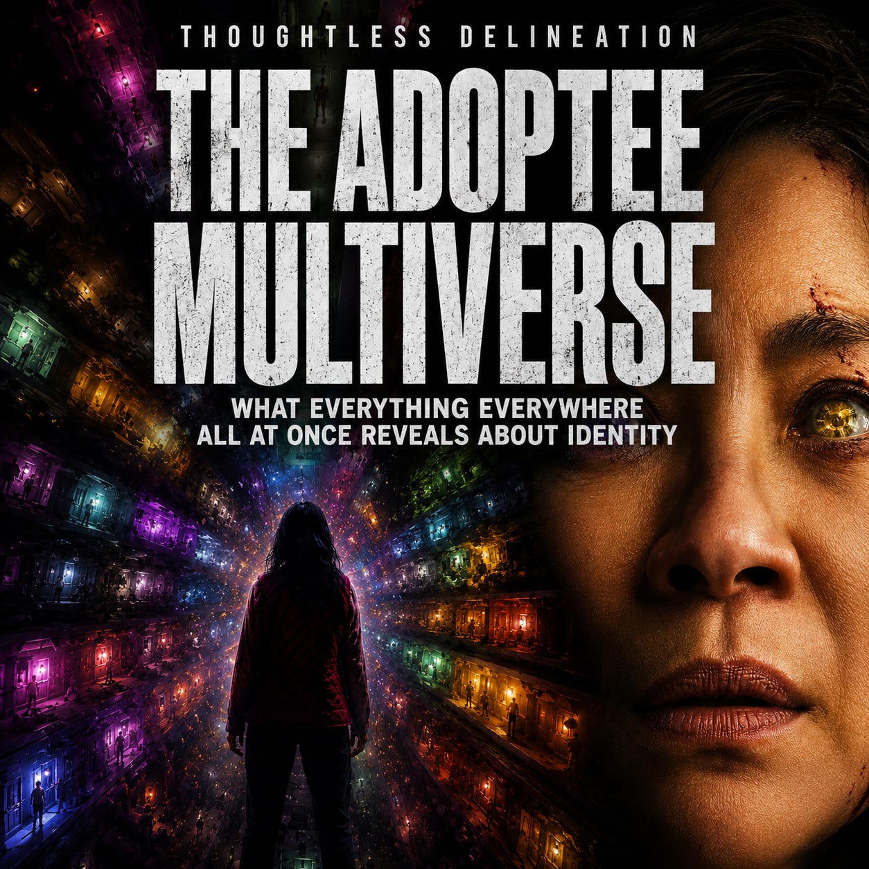 The Adoptee Multiverse: episode artwork