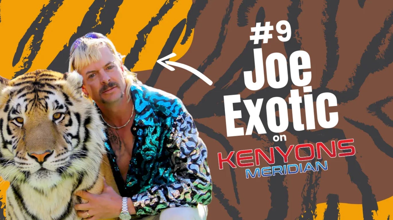 Kenyon's Interview With Tiger King's Joe Exotic episode artwork