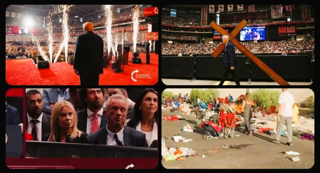 The 5 Stages of Grift: Charlie Kirk's White-Trash Funeral episode artwork