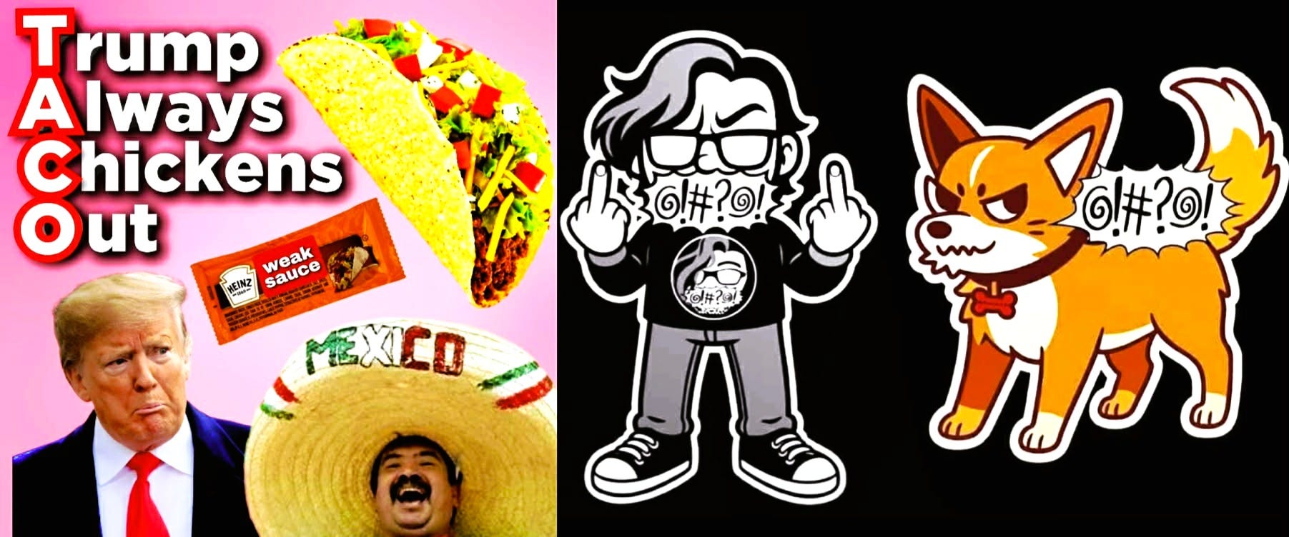 Once Again, Taco Trump Proves to Be a Chickenshit episode artwork