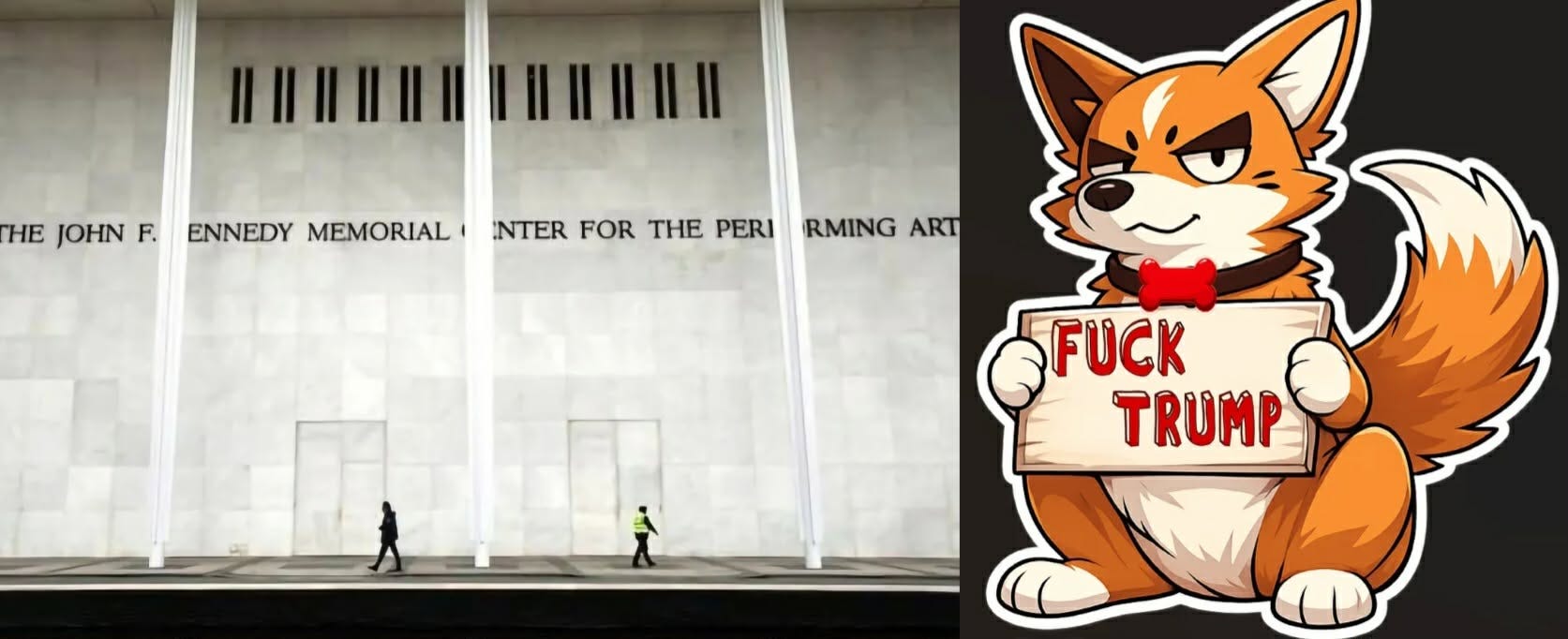 Traitor Trump's Worthless Name Removed from the Kennedy Center episode artwork