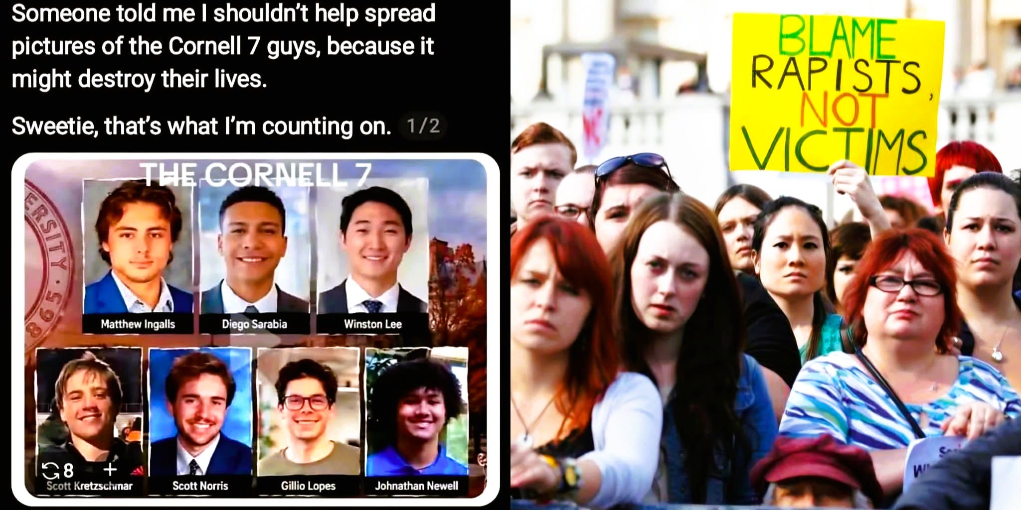 I’m Going the Fuck OFF on Those Cornell Gang Rapists