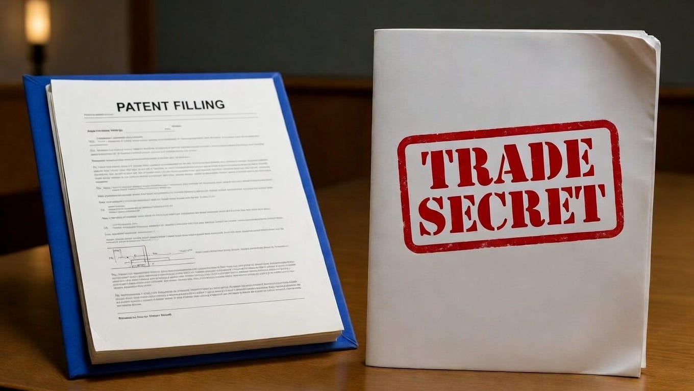 Patents versus Trade Secrets episode artwork