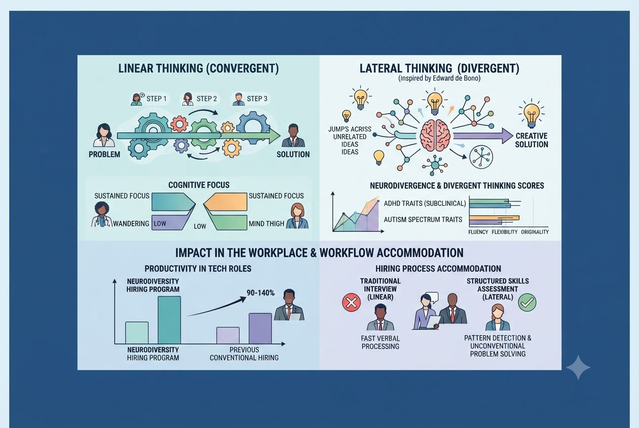 Beyond Linear Logic: Neurodivergence and the Business Case for Lateral Thinking