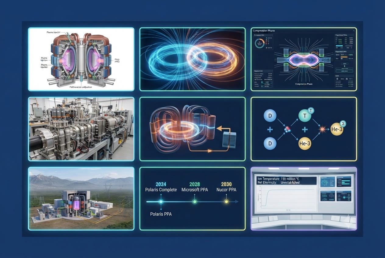 The Helion Polaris Fusion Reactor