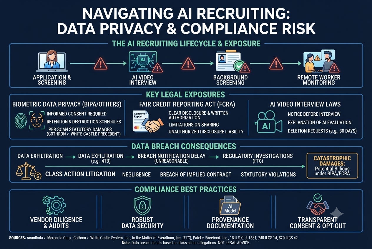 What Happens If My AI Startup Trains Models On Candidate Interview Data