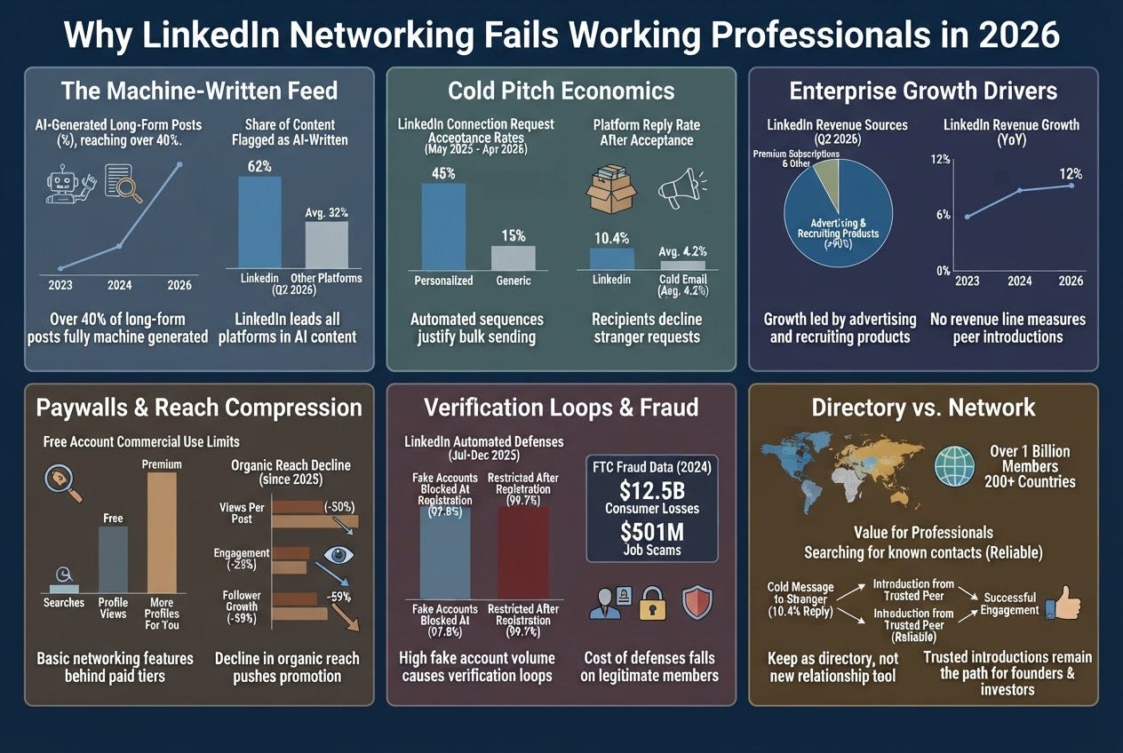 Why LinkedIn Networking Fails Working Professionals