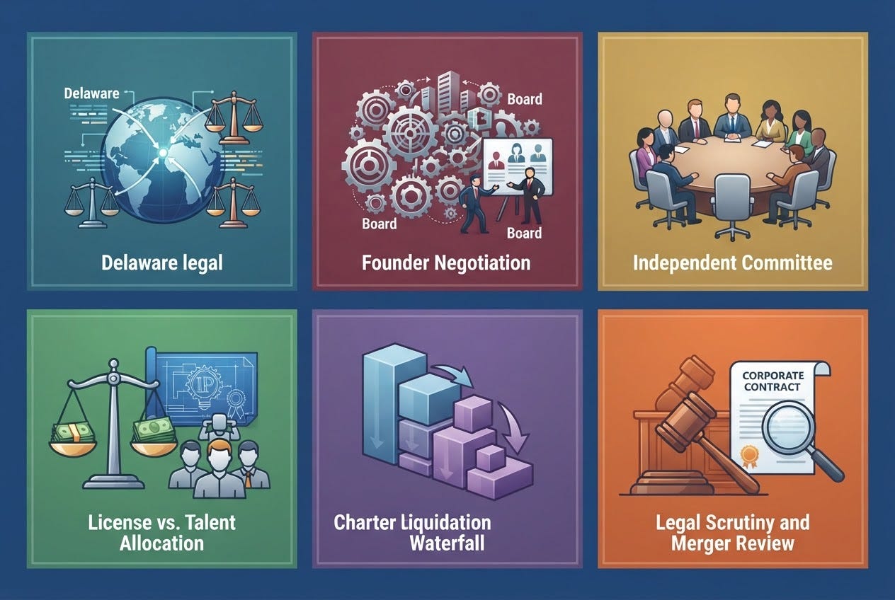 How Should Founders Structure a Reverse Acquihire for Common Stockholders