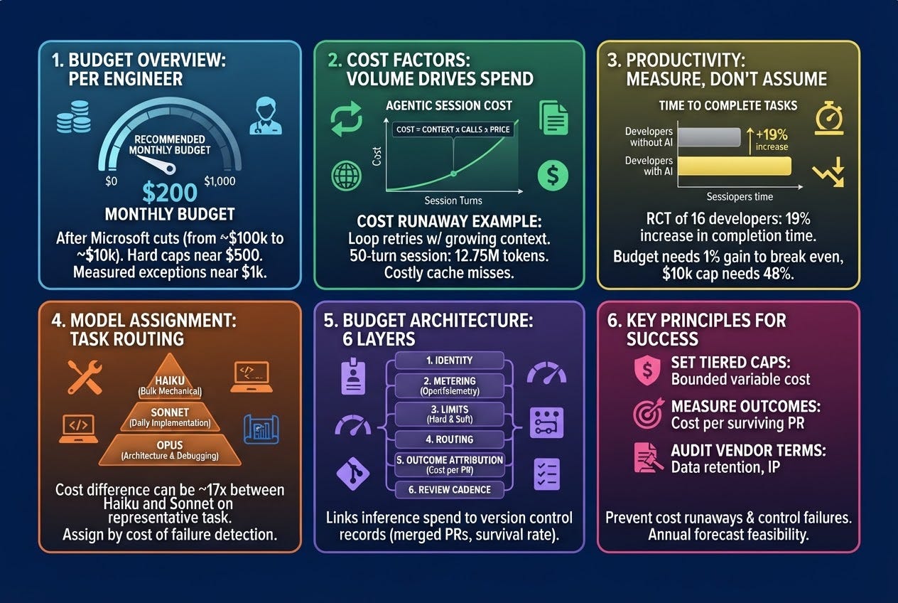 How Much Should a Startup Spend on AI Coding per Engineer