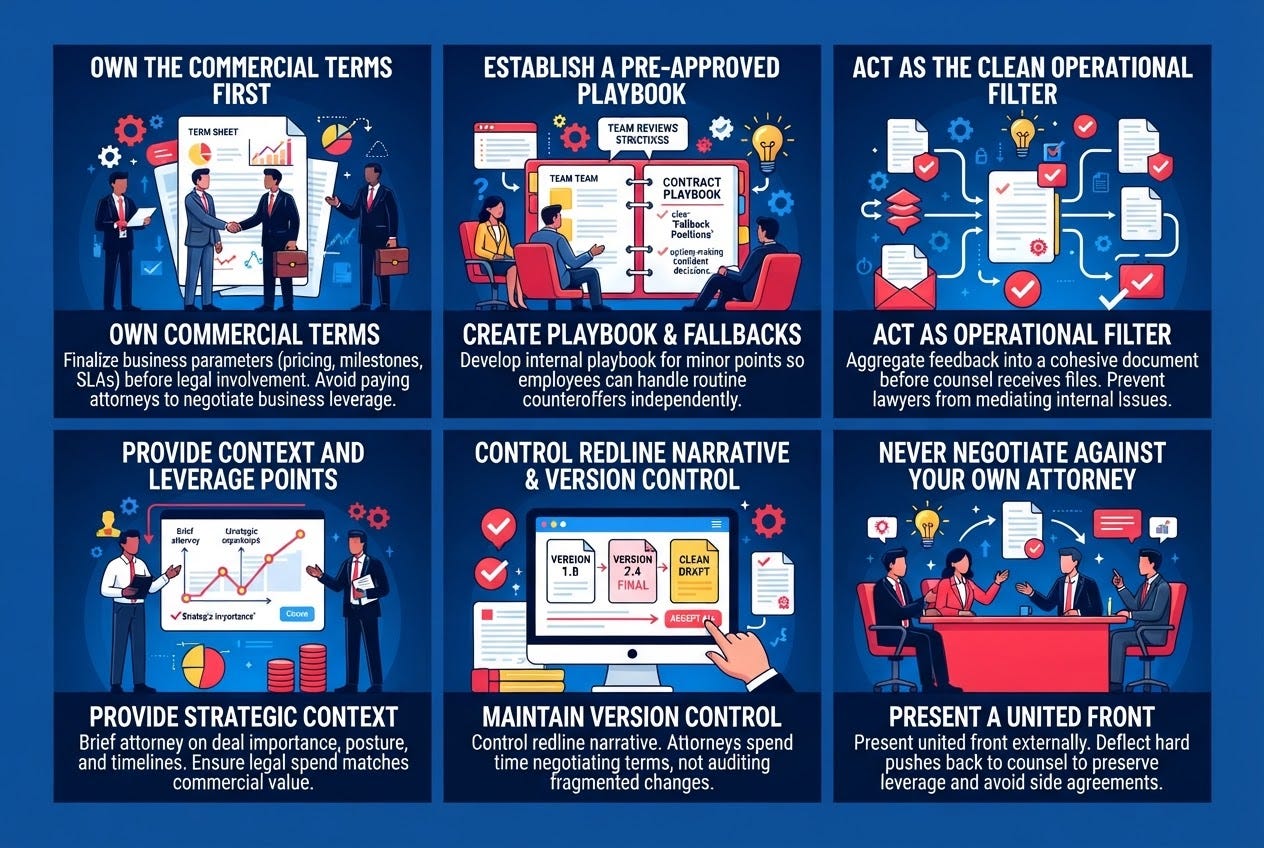 Cost-Effective Client Negotiations Using Outside Counsel