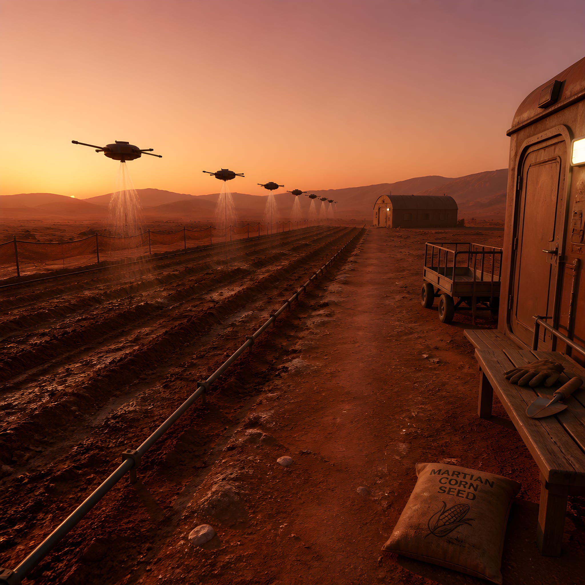 Sowing Seeds Under Martian Skies - narrated by Atlas Rhys episode artwork