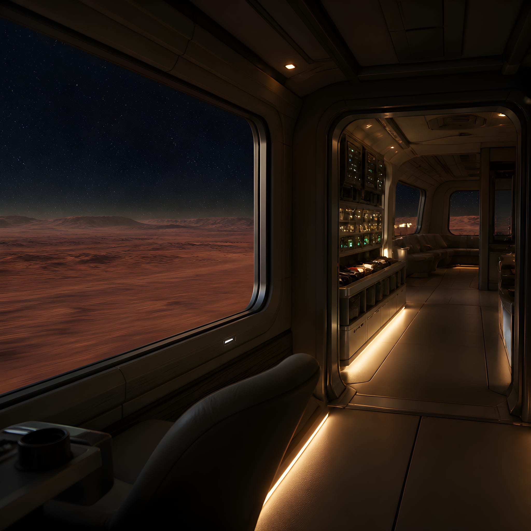 Midnight Drift on the Mars Train - narrated by Atlas Rhys episode artwork