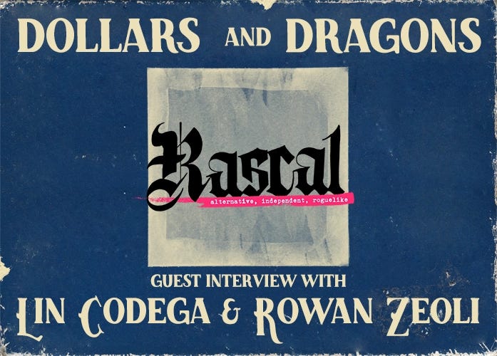 "TTRPG Discourse & Rascal News" | Bonus ep 6 - Lin Codega (they/them) & Rowan Zeoli (she/her) episode artwork