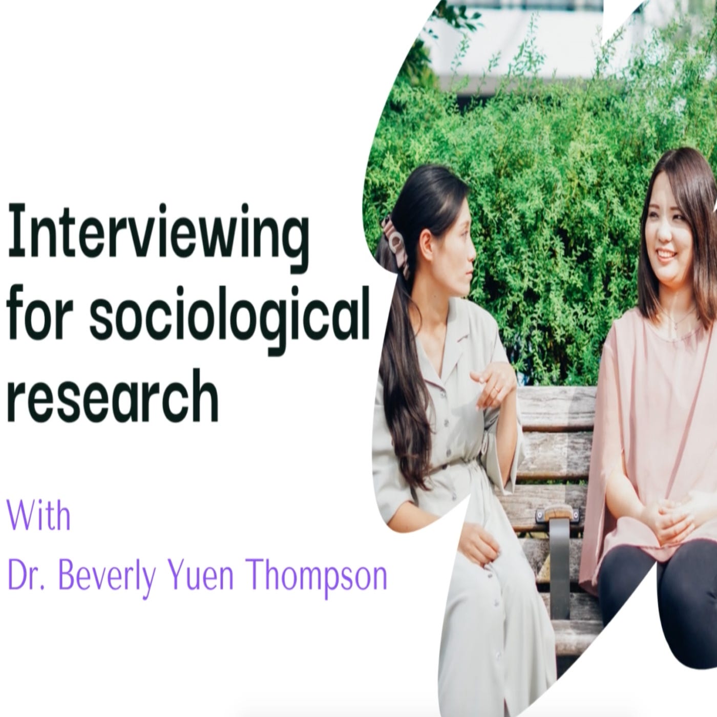 Episode 25. Interviewing: Qualitative Research Methods episode artwork