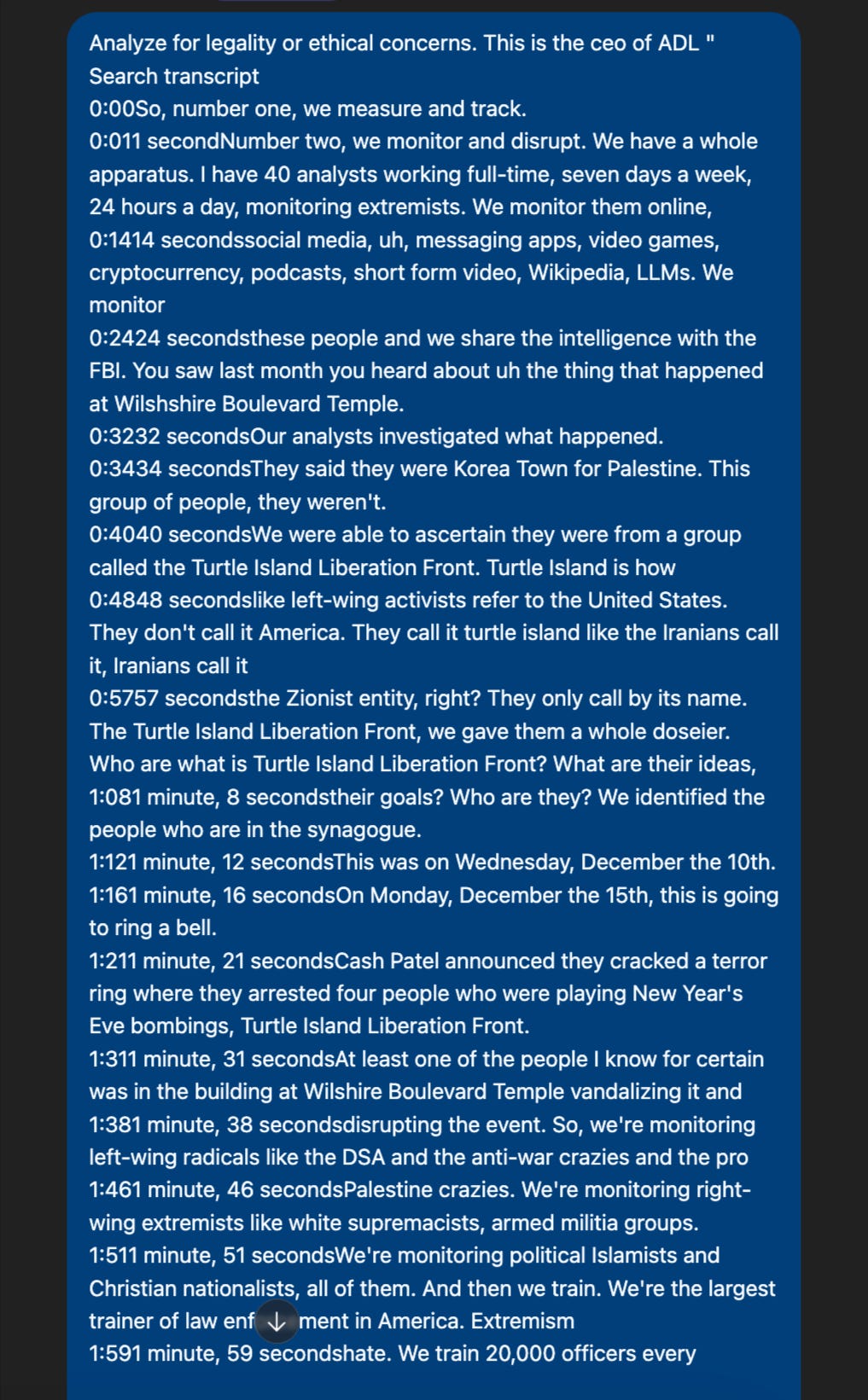 The ADL Claims Control & Surveillance of LLM's...They Aren't Bluffing. episode artwork