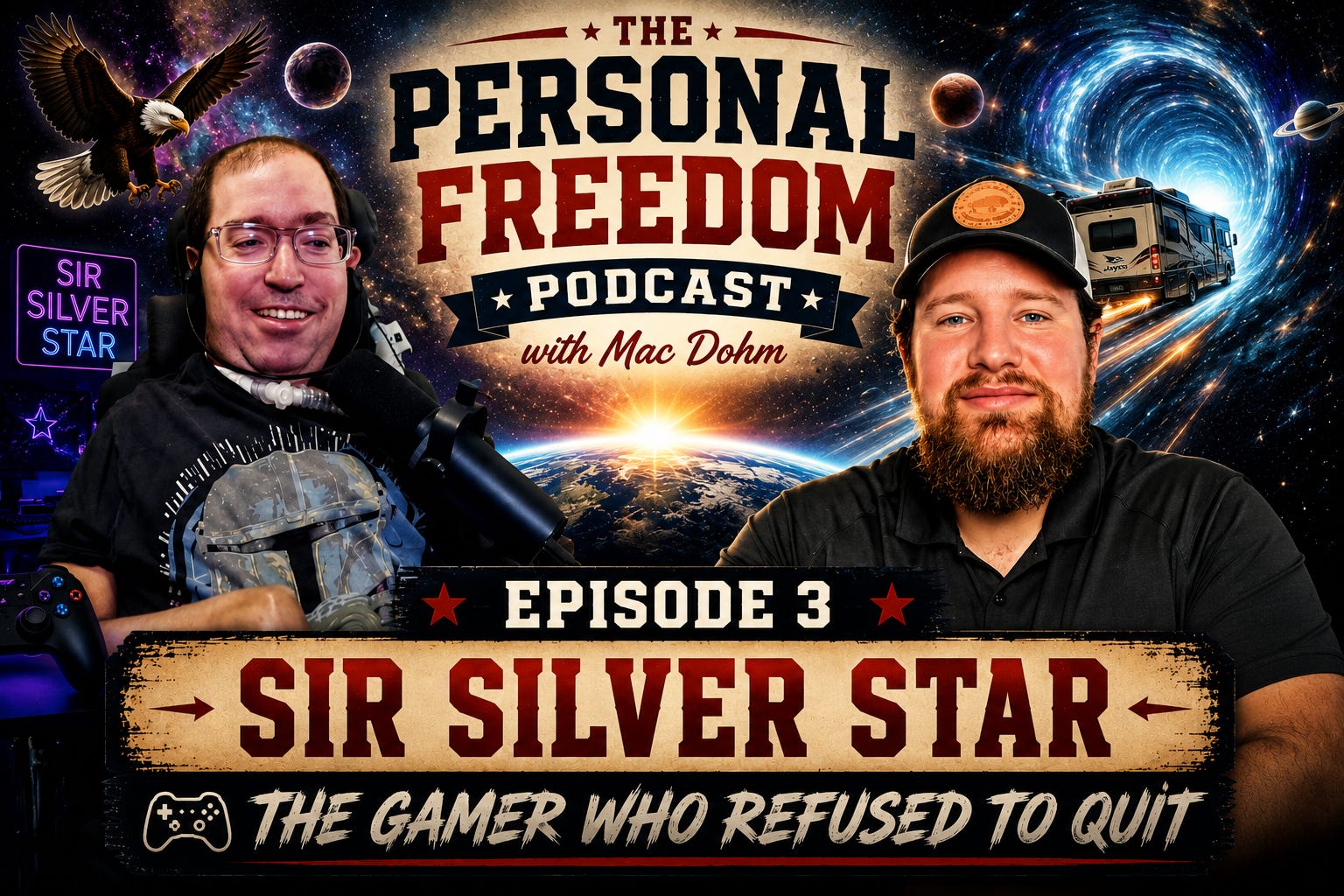 The Modern Renaissance Man & The Gamer Who Refused to Quit | Sir Silver Star episode artwork