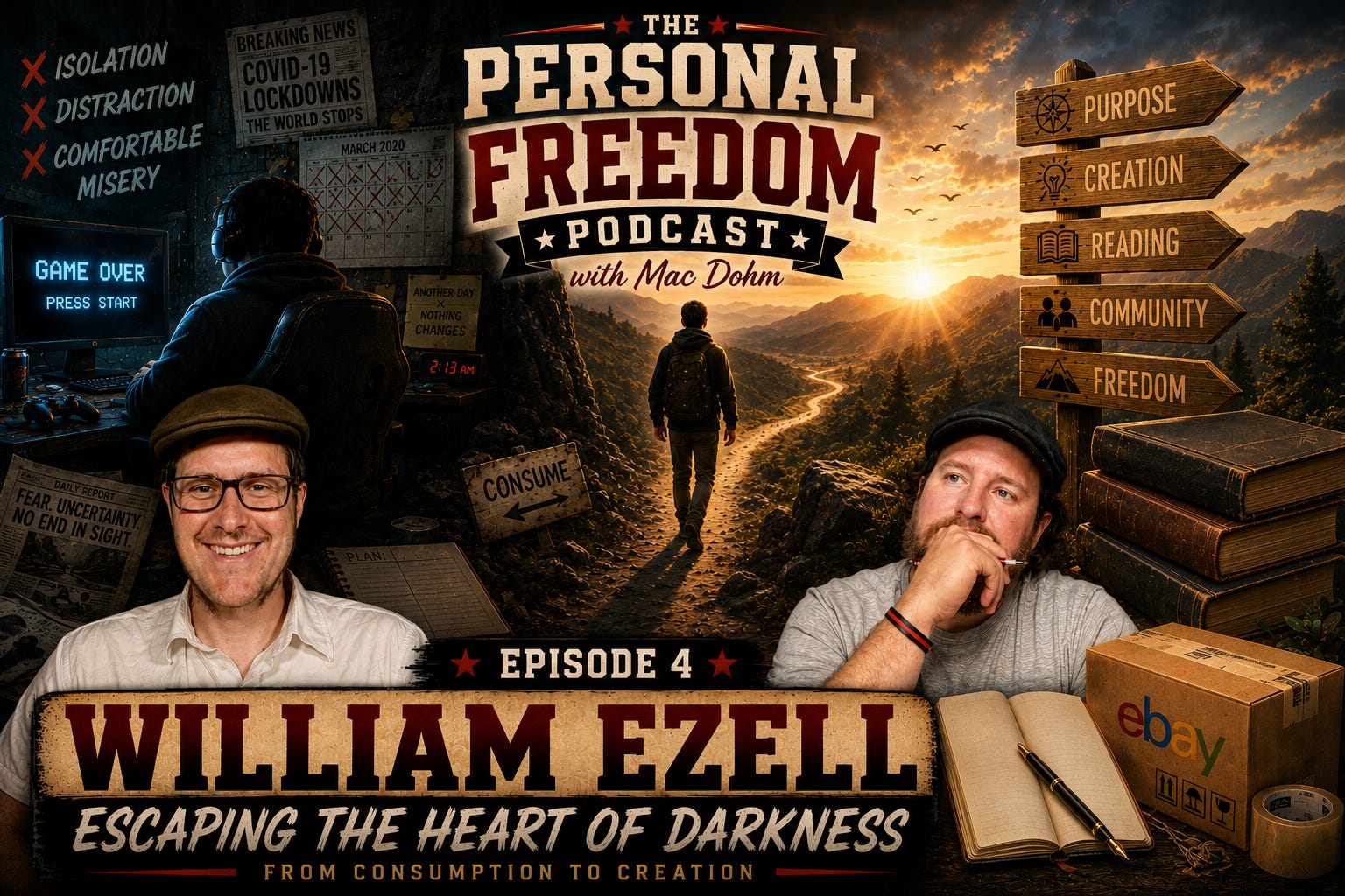 Escaping the Heart of Darkness | William Ezell episode artwork
