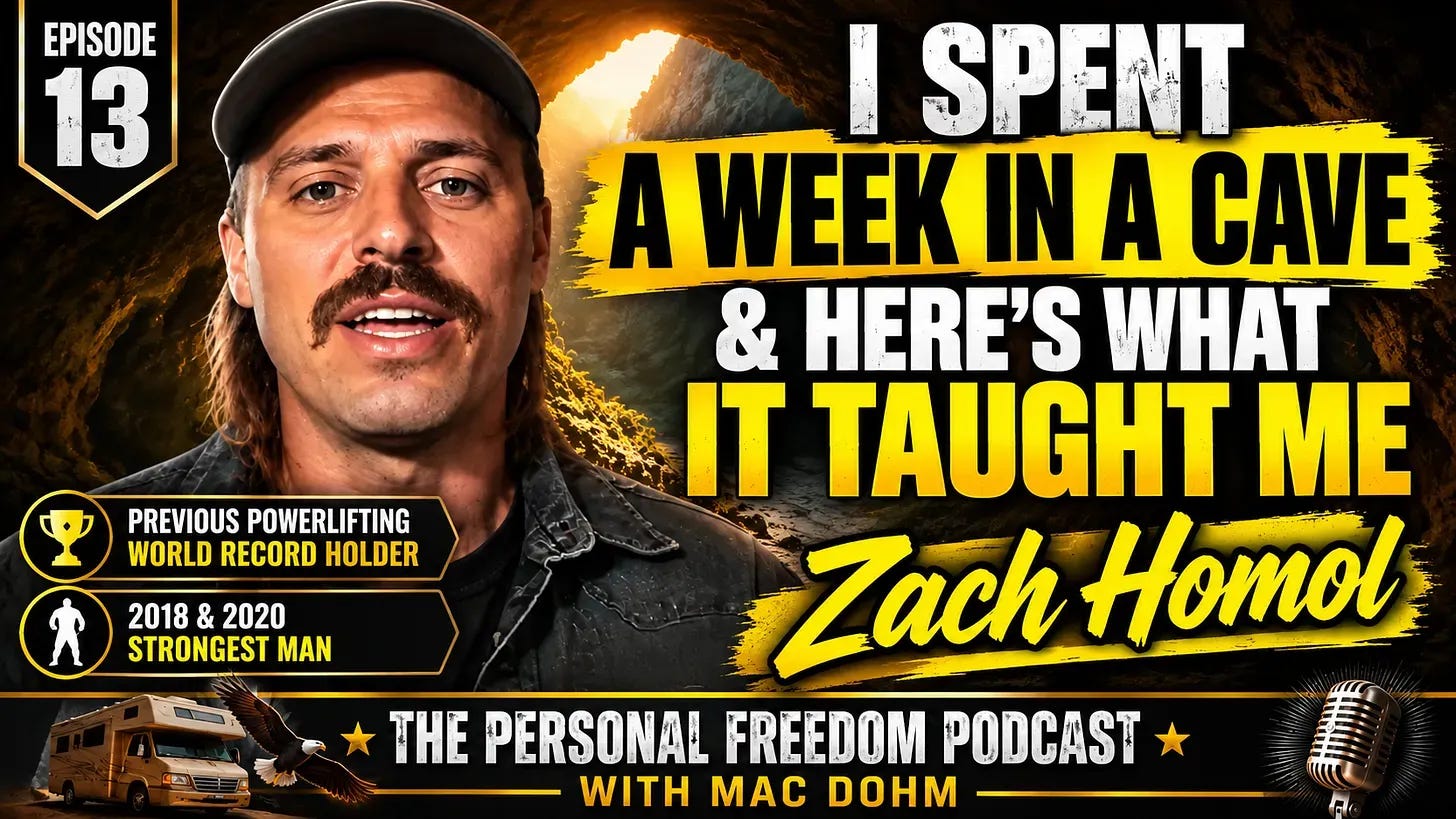 I Spent a Week in a Cave & Here’s What It Taught Me | Zach Homol episode artwork