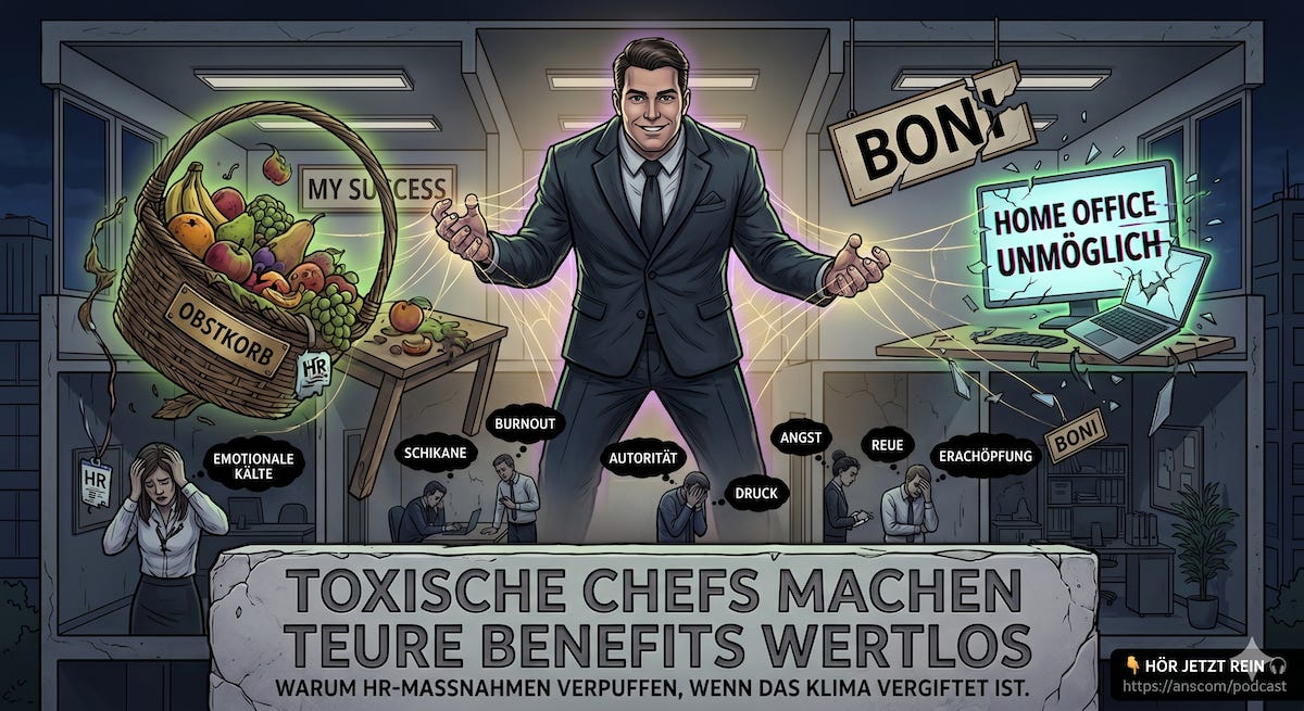 Toxische Chefs machen teure Benefits wertlos episode artwork