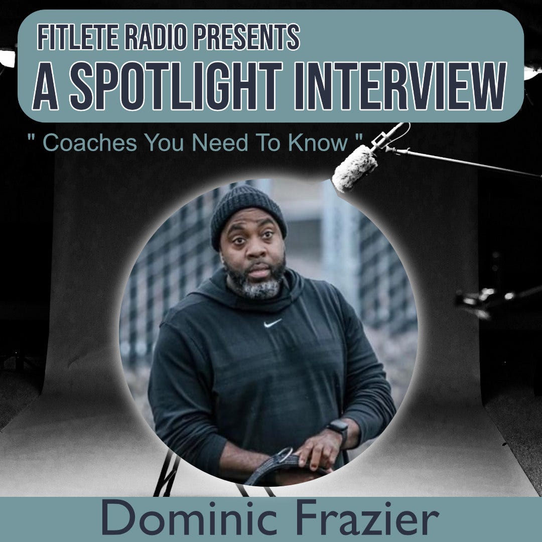 Coaches Spotlight: Meet Dominic Frazier| S3:ep7