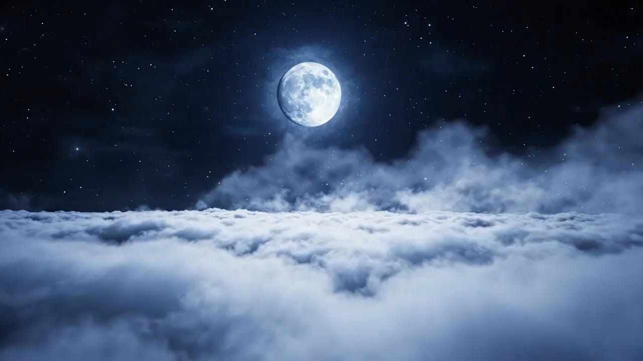 Sleep Beneath the Moon: A One Hour, 432Hz Journey Into Deep Rest