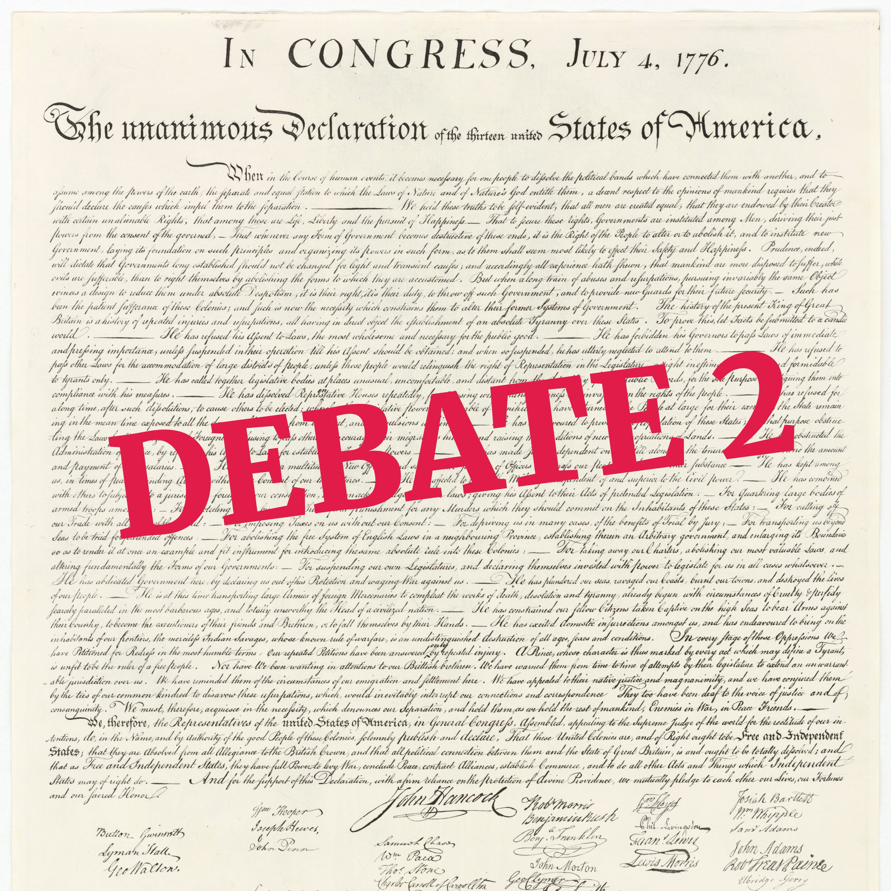 Declaration - Universal Ideals vs Lived Reality - Debate 02 episode artwork