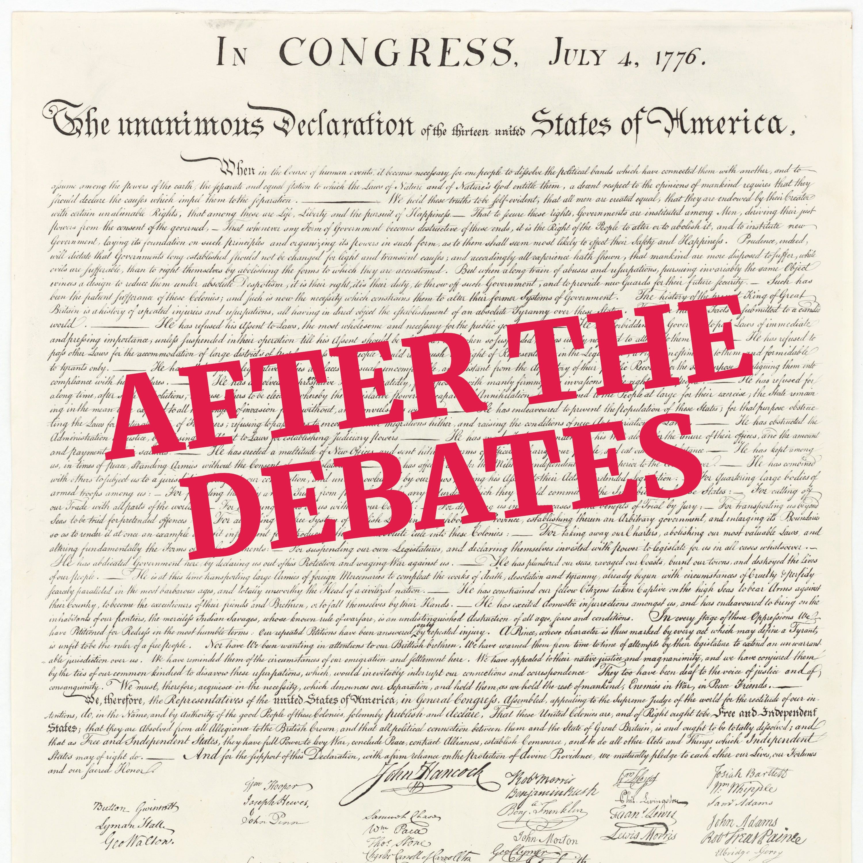 Declaration - After The Debates  episode artwork