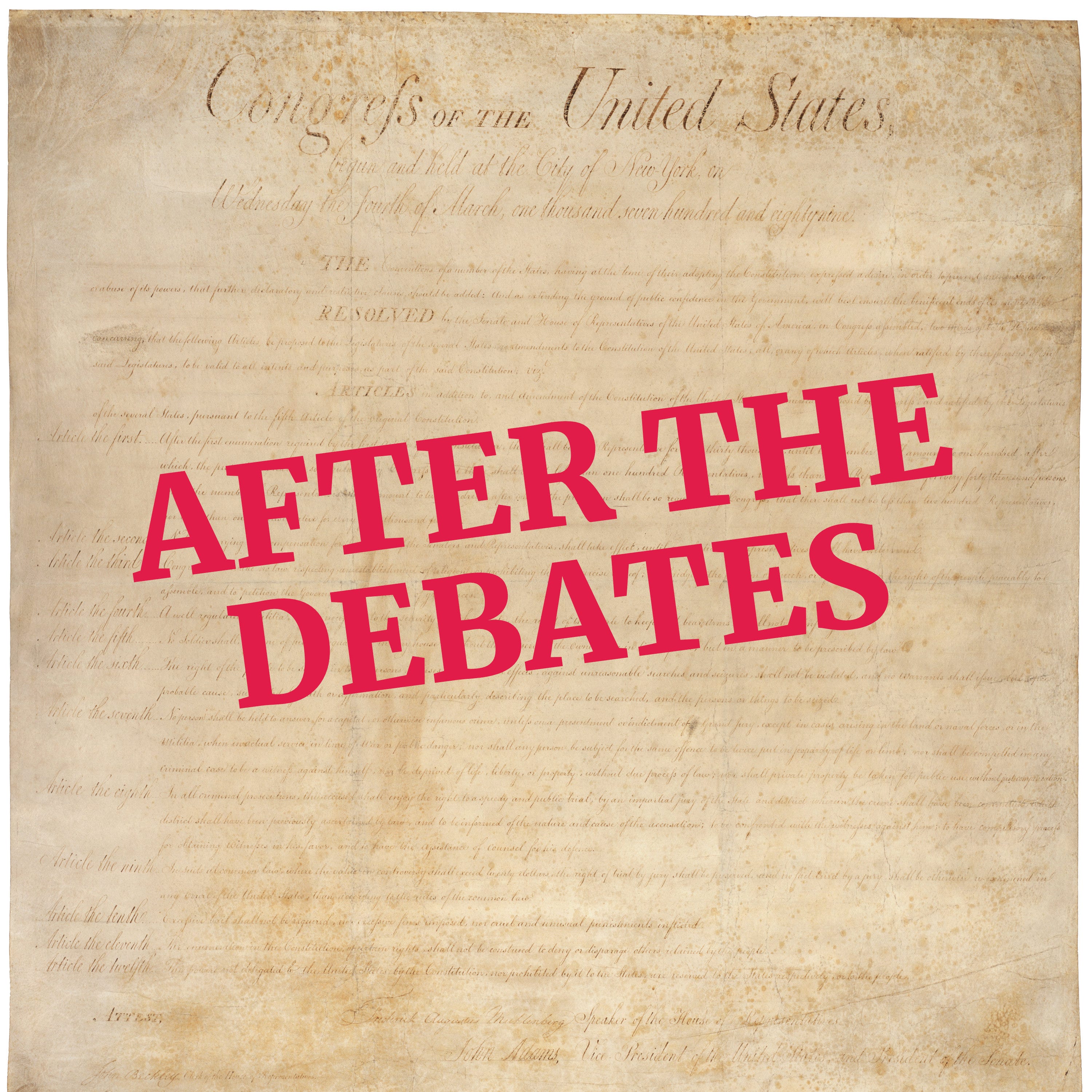 Bill of Rights - After The Debates episode artwork