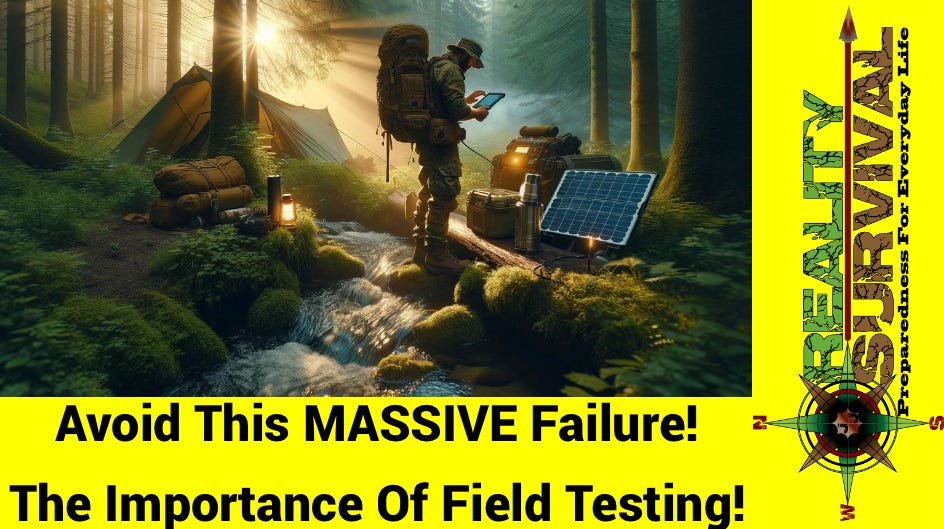 Massive Failure - The Importance Of Field Testing Your Gear!