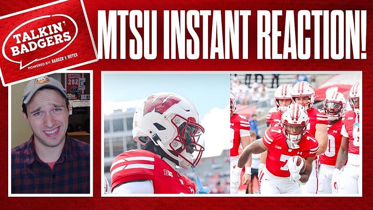 Instant reaction: Wisconsin football vs. Middle Tennessee