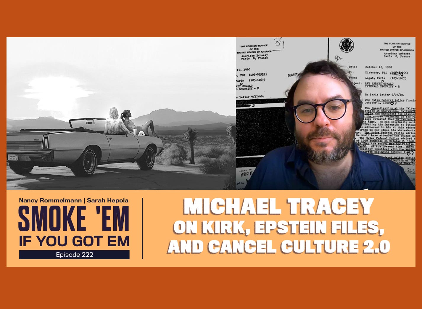 222. Michael Tracey on Kirk, Epstein Files, and Cancel Culture 2.0